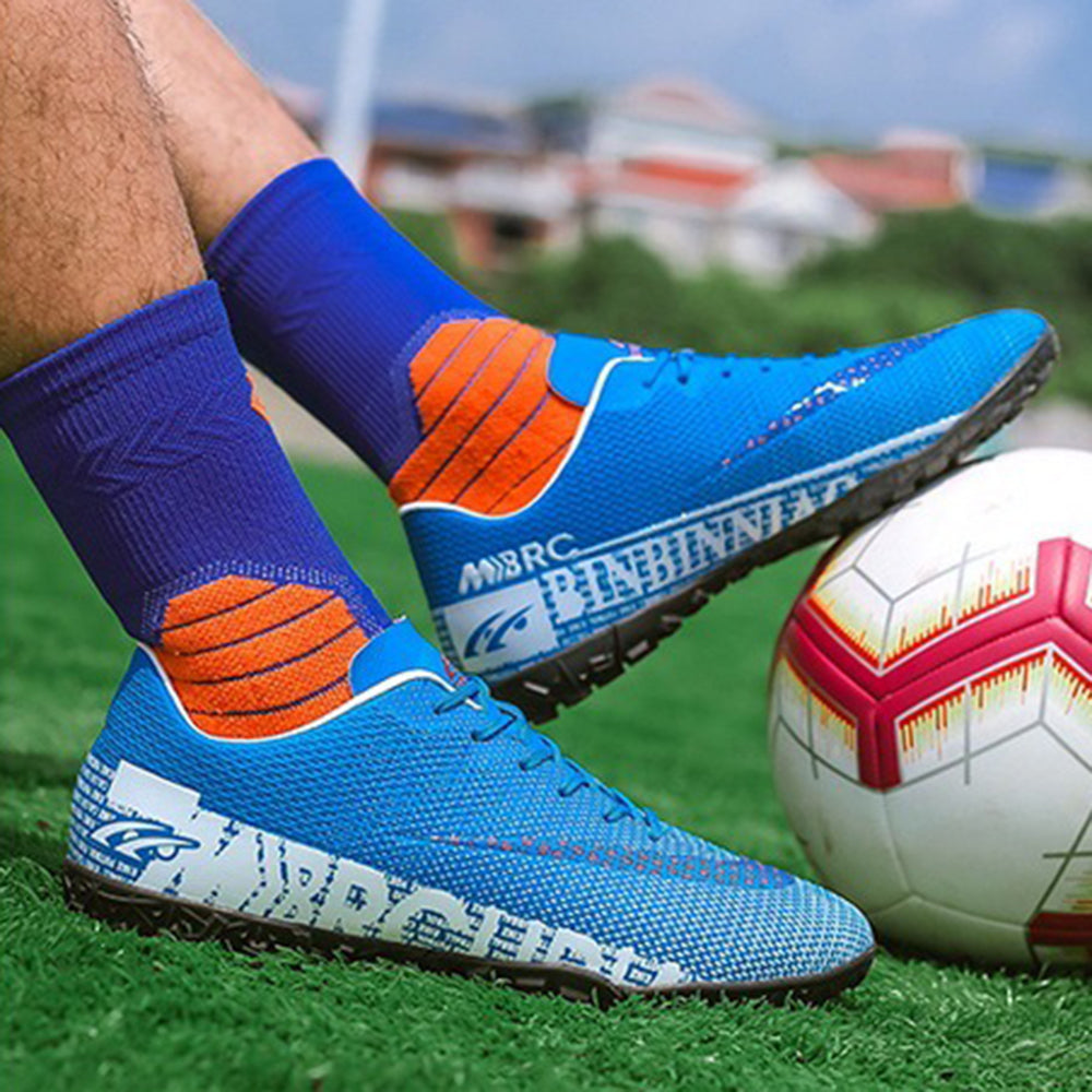 1313 One Pair Womens Soccer Cleats Mens Football Boots Low-Top Lace-Up Non-Slip Crushed Spikes Outdoor Sport Shoes Sneakers 1313 One Pair Womens Soccer Cleats Mens Football Boots Low-Top Lace-Up Non-Slip Crushed Spikes Outdoor Sport Shoes Sneakers